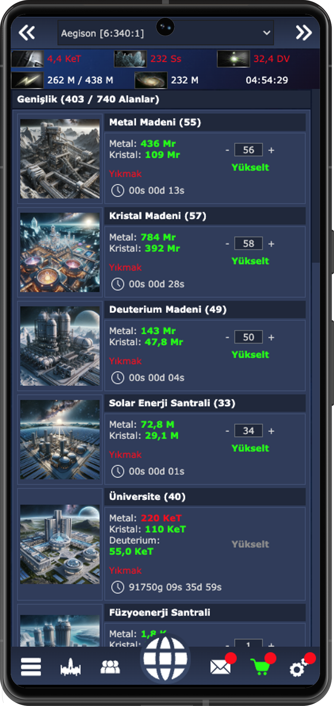 Astro Game Mockup